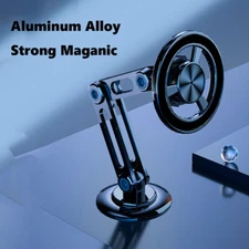 360° Rotation Magnetic Phone Holder Foldable Car Mount Stand Dashboard Universal