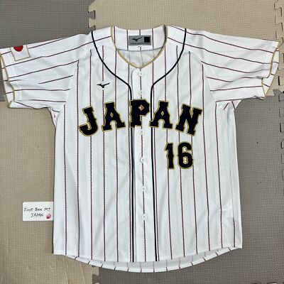 Shohei Ohtani WBC JAPAN Replica Home Uniform Mizuno White Jersey 16 M Size | eBay Shohei Ohtani WBC JAPAN Replica Home Uniform Mizuno White Jersey 16 M Size | eBay