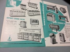 DEPLIANT FEDERICO DELL'ORTO FEBO IMPIANTI CUCINE LAVANDERIE DISINFEZIONI 1958