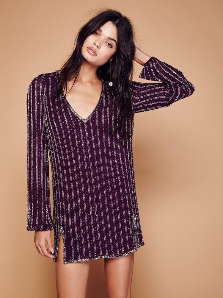 black magic mini dress free people Free People Midnight Magic Mini Dress ★ Black main image 1