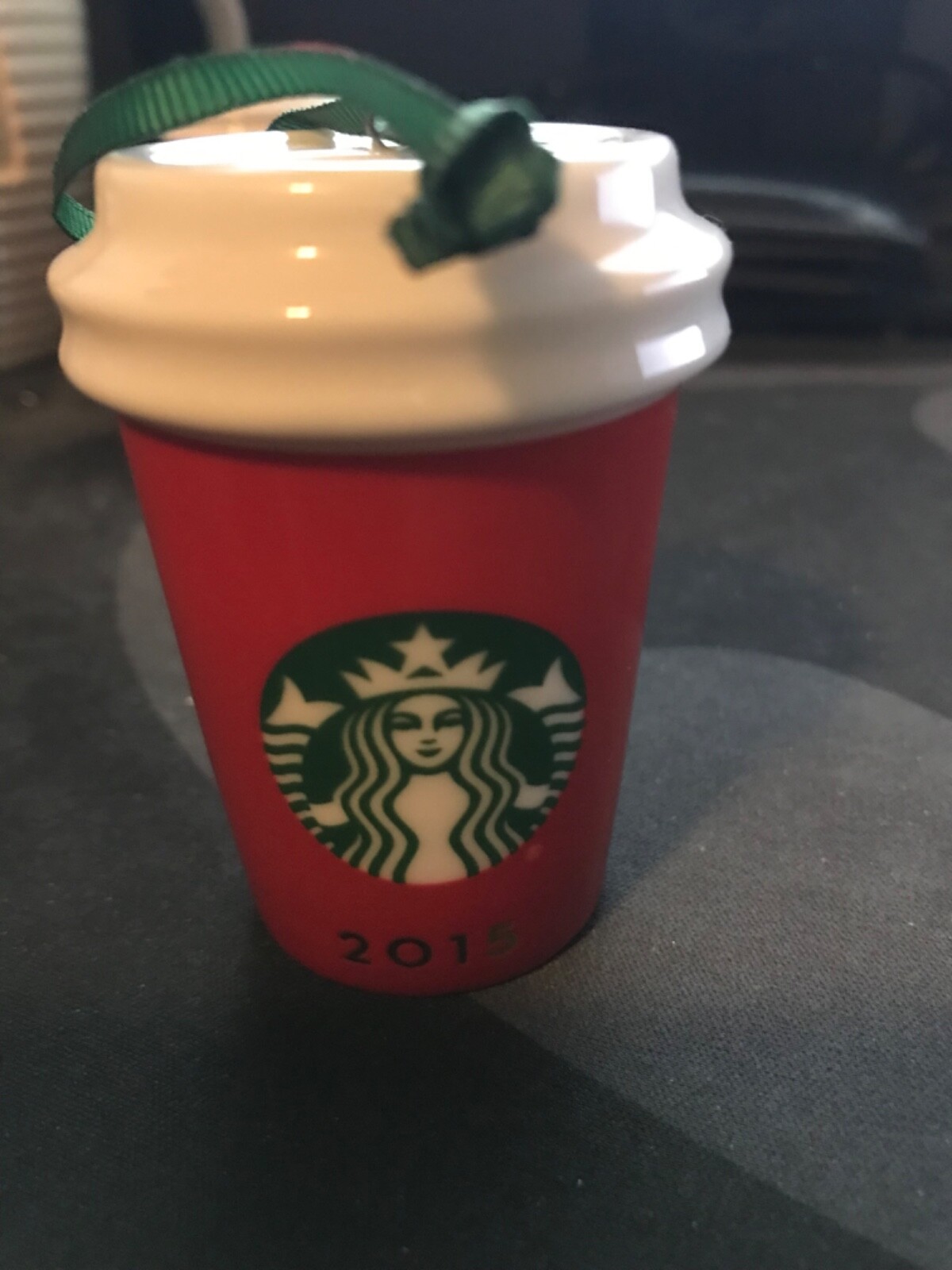2015 Starbucks Red Holiday Coffee Cup Christmas Ornament
