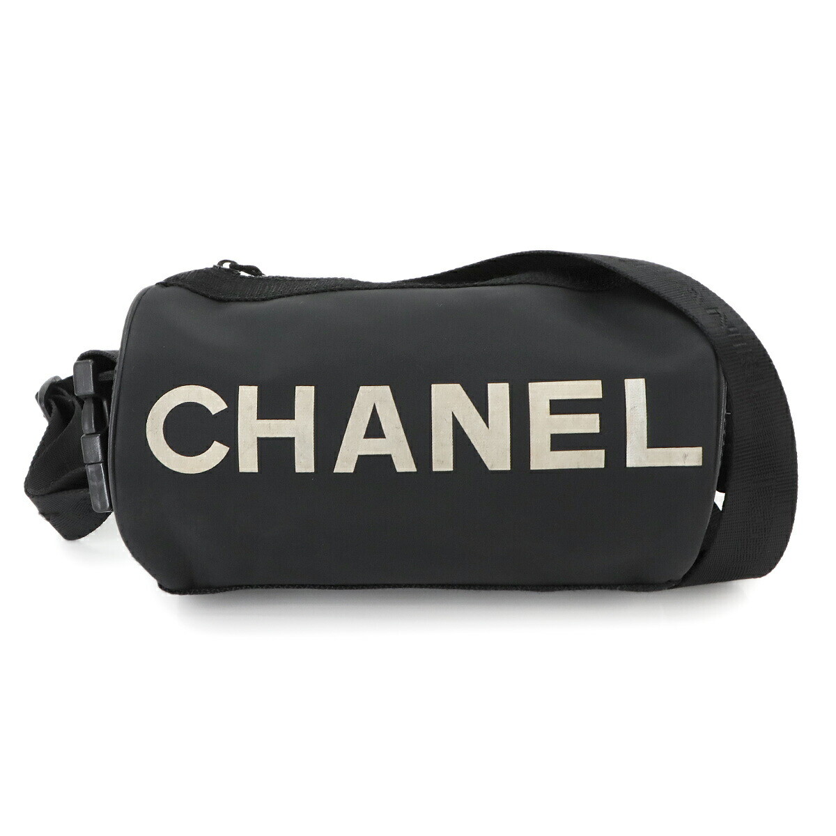 CHANEL Sports Line Shoulder Bag Nylon Black A24984 Coco Logos Purse 90265963