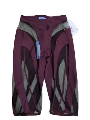 Mugler Sheer Spiral Shorts FR38 UK