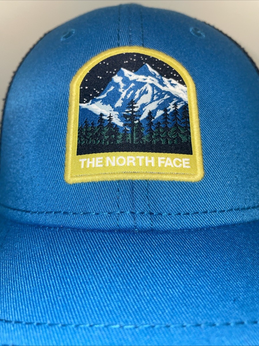 The North Face Hat Mens Blue Adjustable Logo Patch Outdoor