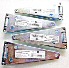 4 Hinges 6" Strap Hinge Heavy Duty Zinc Plated Hardware Door Fence Barn Gate