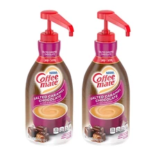 Coffee Mate Coffee Creamer, Salted Caramel Chocolate, Concentrated Liquid Pum...