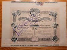 SPANIEN: Ferro-Carriles de Montana A Grandes Pendientes, 1891, 250 Pes., BAHN*