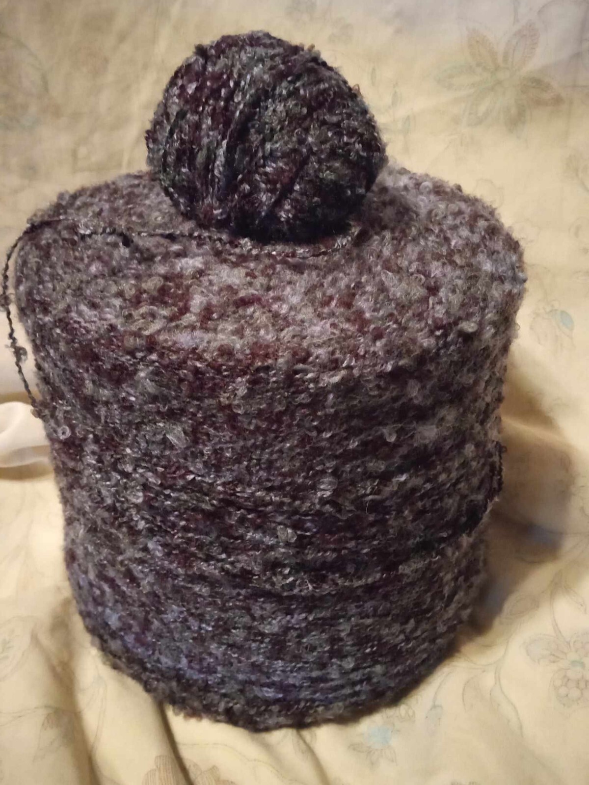 Meridian Specialty Yarns Large Spool of AcrylicPoly Boucle Yarn LOOK