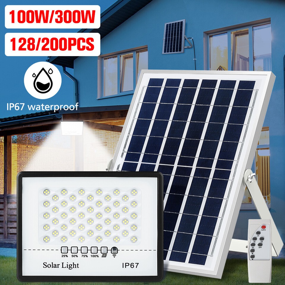 Solar Flood Light Motion Sensor Outdoor Flood Lights Dusk to Dawn