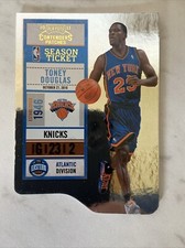 2010-11 Playoff Contenders Patches Die Cuts Gold #59 Toney Douglas - SP/99 - NY