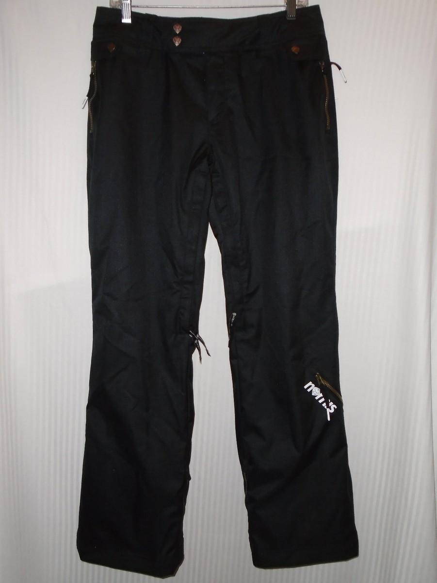 Nomis Guru Women's Black Insulated Snowboard Pants Size Small