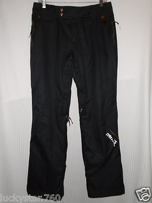 Nomis Guru Women's Black Insulated Snowboard Pants Size Small