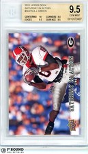 A.J. Green BGS 9.5 2011 Upper Deck Saturday in Action Rookie Gem Mint Plus POP 2