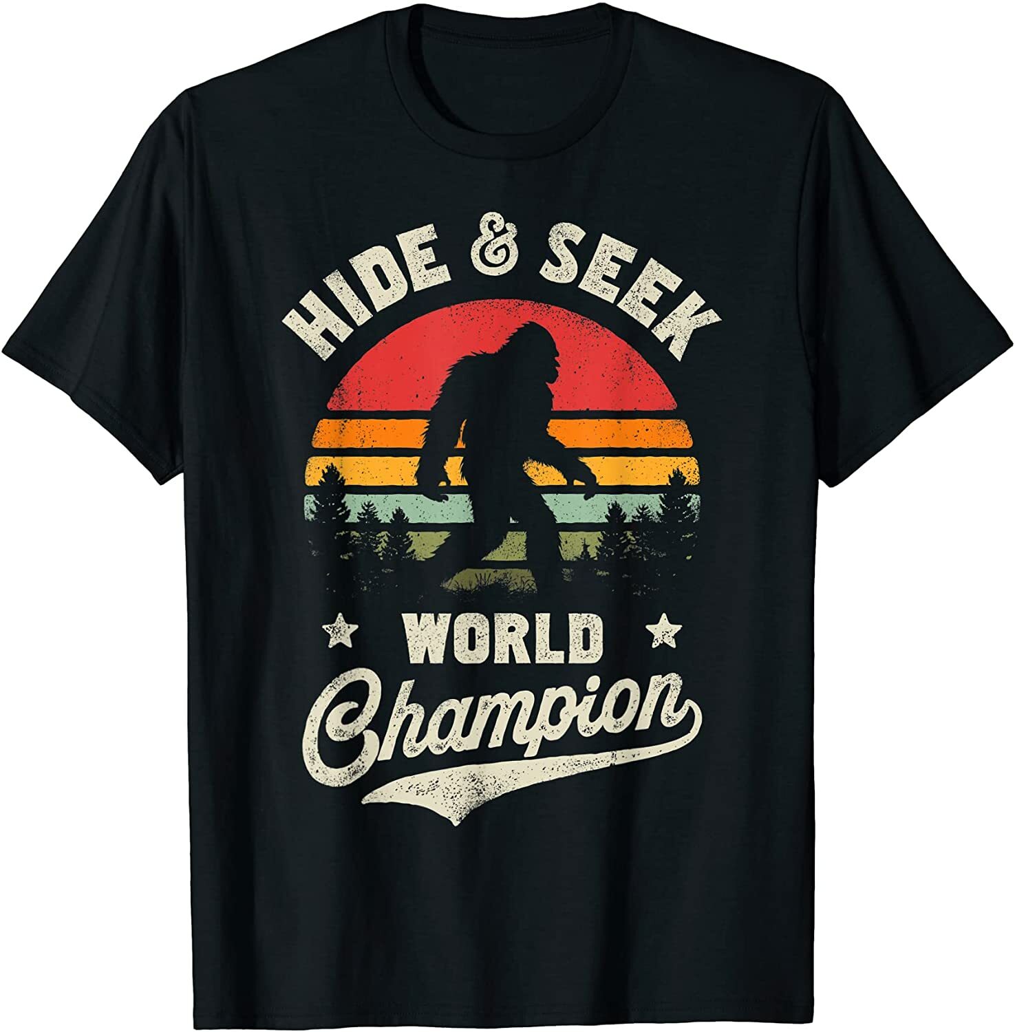 bigfoot hide and seek shirt