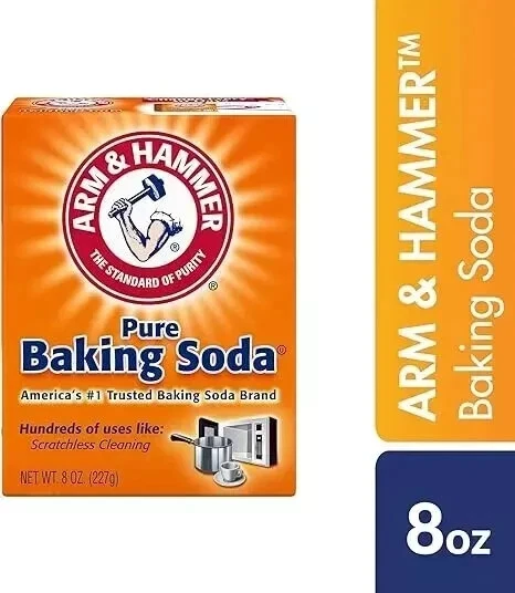 Caja de bicarbonato de sodio puro Brazo y martillo 12 cajas 8 oz Foto 3 de 4