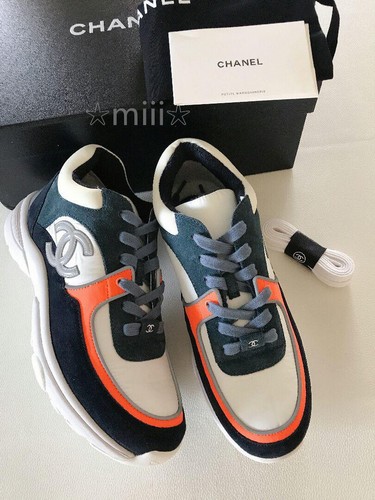 chanel orange sneaker