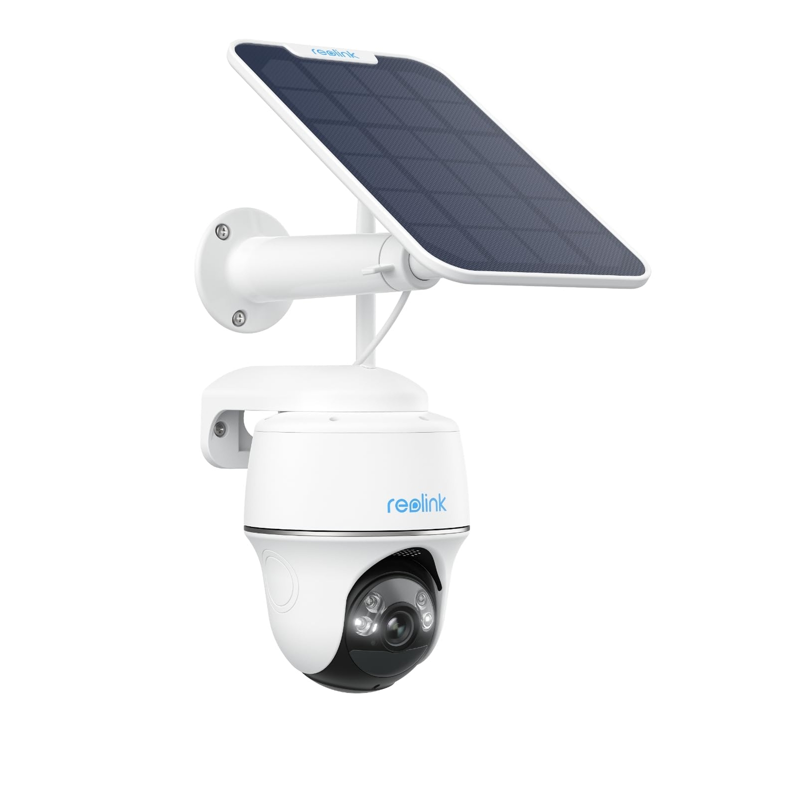 Security Camera Wireless Outdoor, Pan Tilt Solar Powered, 5MP 2K+ Color Night...-image