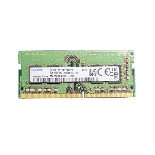 Samsung 8GB 1RX8 DDR4-3200 PC4-3200MHz 260pin Laptop SODIMM Memory RAM 1.2V .