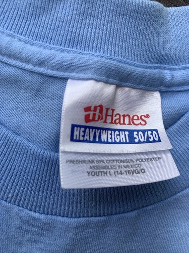 Hilton Head, SC Youth Hanes Blue T-Shirt with Alligators - Size L (14-16) - Picture 3 of 3
