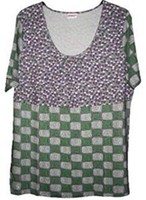 Tunikashirt Von Sheego In Lila-Bunt Gr. 40/42 Neu