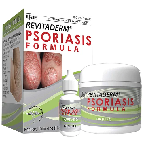 Dr. Blaine's RevitaDERM PSORIASIS FORMULA Treatment SKIN CARE Itching Irritation