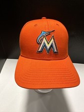 Miami Marlins MLB New Era Hat SnapBack Orange