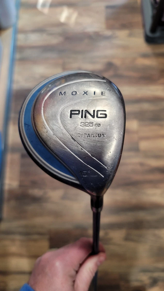 YOUTH Ping Moxie 325 Cc Titanium Driver, 15 Degree, Graphite Shaft.