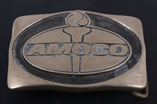 ANACORTES BRASS WORKS LTD 1981 J.S.A AMOCO 3321 BELT BUCKLE