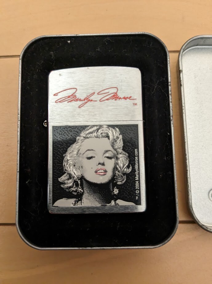 ZIPPO lighter Marilyn Monroe Stars of Hollywood Series Used
