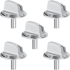 5304525746 Stove Control Knobs, 5x Compatible with Frigidaire Gas Range Stove 
