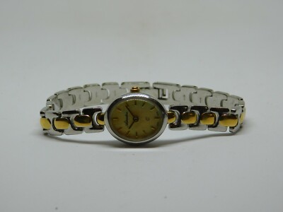 Adriatica 11551LA Two Tone Quartz Analog Women's Watch Sz. 6 3/4'' New Battery