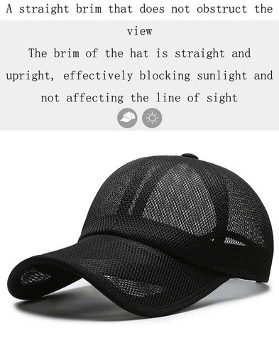 Baseballmütze Männer Frauen Voll Mesh Cap Sonne Sommer Hut Outdoor Atmungsaktiv - Picture 4 of 17