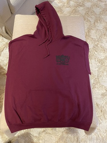 Travis Scott 2022 02 Arena London Utopia Maroon Pullover Hoodie XL - Picture 5 of 10