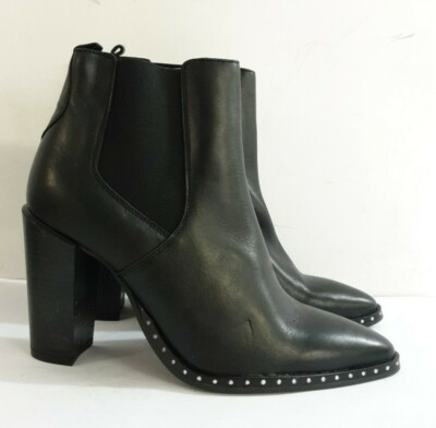 Even & Odd spitz zulaufende Blockabsatz Stiefel Damen Größe EU 40 REF S 300
