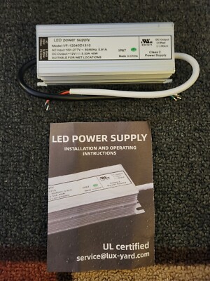LED Power Supply (Model: VF-12060D1310) AC Input 100-277V - 60W