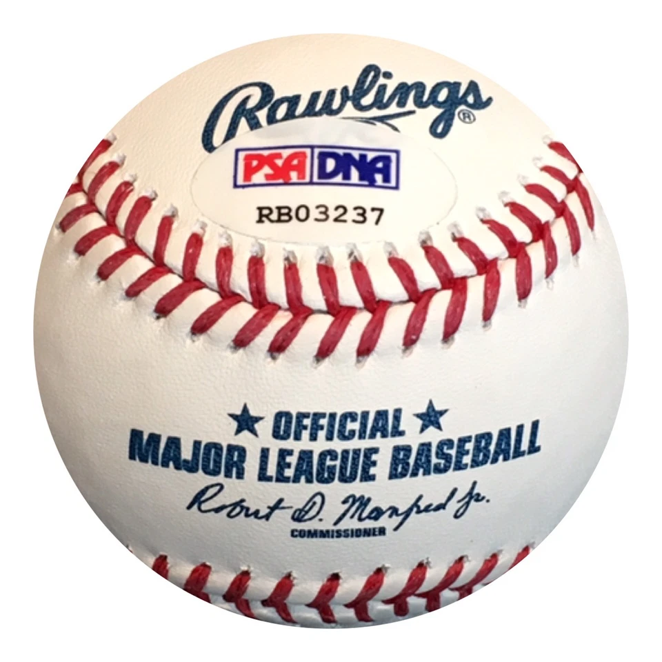 Béisbol firmado por Brendan Rodgers OMLB PSA ADN ROOKIEBALL Rockies Star Foto 2 de 3