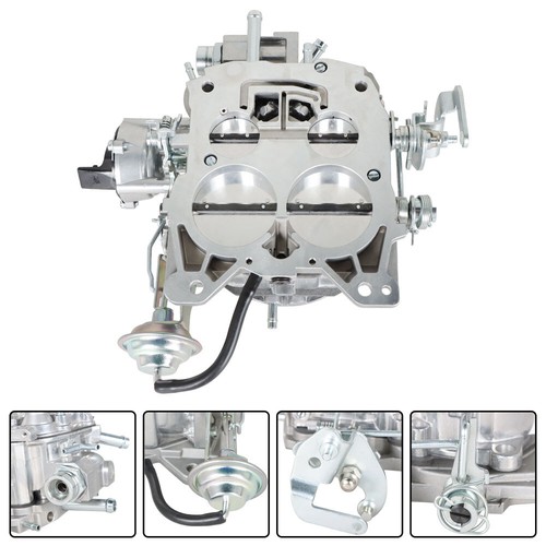 4BBL Carburetor For 80-89 1904R Rochester Quadrajet 4MV Vacuum Secondary 750CFM - Picture 3 of 10