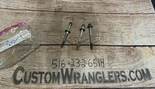 Jeep Wrangler TJ Set of (3) Power Steering Gear Box Mount Bolts Oem 1997 -2002