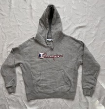 Vintage Champion Reverse Weave Hoodie Sz Kids Large 1990s