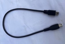 NEW USB Mini-B to USB Mini-A Male-to-Male Plugs 15 Inches