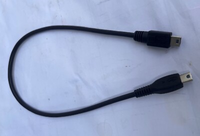 NEW USB Mini-B to USB Mini-A Male-to-Male Plugs 15 Inches
