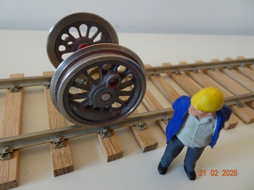 Märklin Dampflok  / Metall / Speichen Radsatz 43 mm /  Radlager /Spur 1 - 1:32