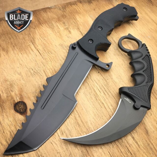 Karambit Fade Cs Go Counter Strike Original Real Tactical Knife Colorful Black For Sale Online Ebay