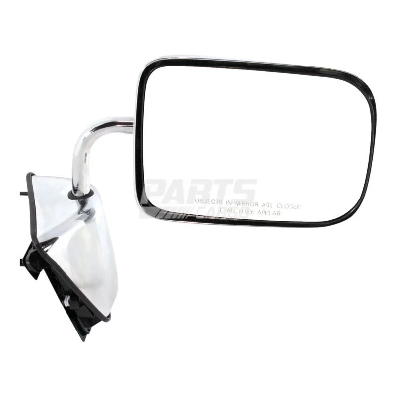 全新 左右门镜 适用于 1988 - 1993 道奇 D150 非加热铬 6 x 9 英寸 — 第 3/4 张图片