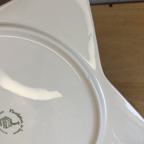 Pair of LARGE Manifattura di Laveno 15" Porcelain Richard Ginori STAR PLATES - Picture 12 of 14