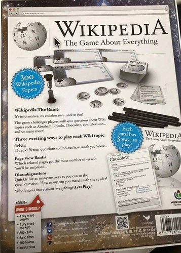 Wikipedia The Game About EVERYTHING Board Game Trivia Plastic Sealed .New - Picture 4 of 4