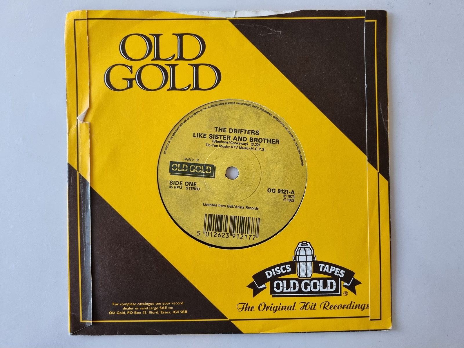 The Drifters - Like Sister And Brother/ There Goes My First Love 7'' Vinyl UK
