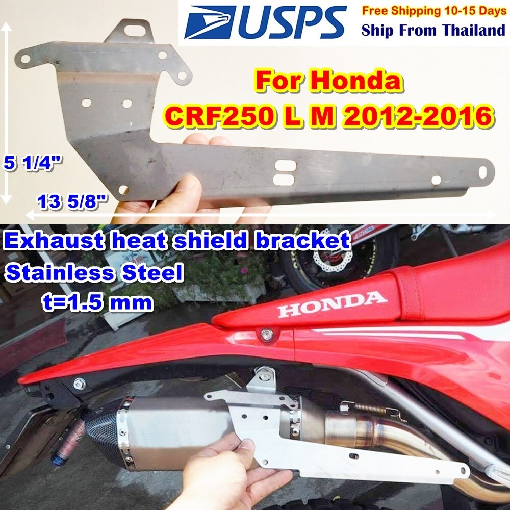 S2 Exhaust heat shield bracket For Honda Crf 250 L M 2012 16 Rear