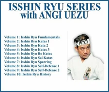 ISSHIN RYU Instructional Series (10) DVD Set isshinryu karate okinawan kata