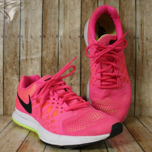Nike Zoom Pegasus 31 Running Shoes Womens US 9.5 Hyper Pink Black Volt |  eBay